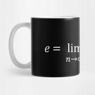 The Constant Number e (White) Mug